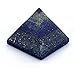 AAA Grade Lapis Lazuli Pyramid | Healing Gemstone Reiki Crystal | Chakra Energy Generator | Reiki Healing Pyramid | Size Approx. 1.75-2