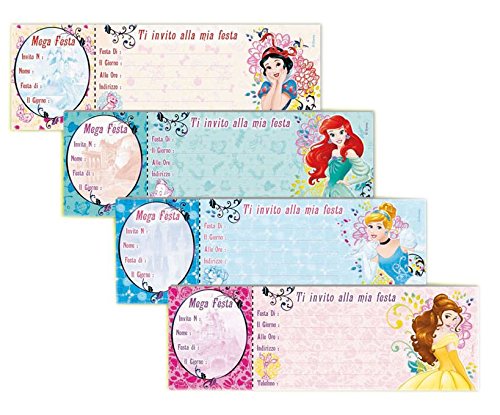 Inviti Compleanno Principesse Disney 15 Inviti