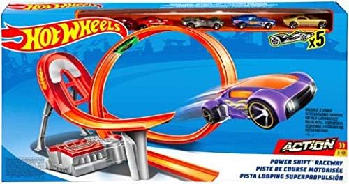 hot wheels power shift raceway track set