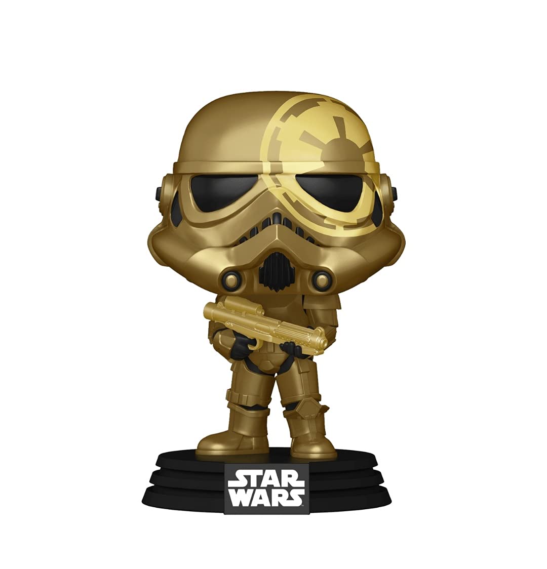 2021 Funko POP! WonCon Exclusive Star Wars #296 - Golden Stormtrooper w/ Acrylic case