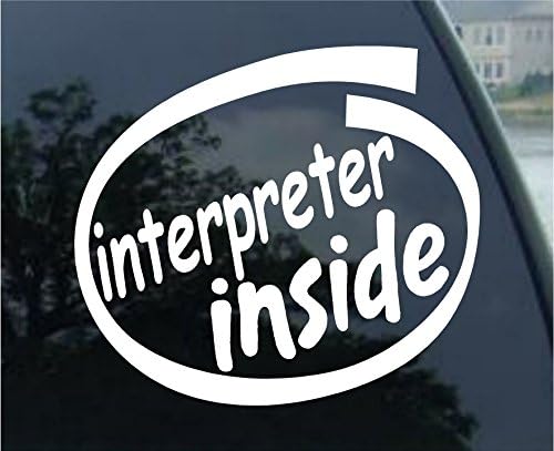 Interpreter Inside Vinyl Graphic Sticker Decal