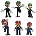 Maggift 18 Pcs PVC Super Mario Brothers Figures Set Children's Toy