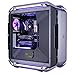 Cooler Master Cosmos C700P E-ATX Full-Tower with RGB Lighting, Dual-Curved Tempered Glass Side Panel, Aluminum Handles, Removable M/B Tray, Inversed Layout Option, 420mm Radiator Support