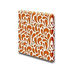 Abstract Seamless Floral Pattern Wall Decor