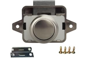 Encell Set of 5 Push Button Latch Cupboard for RV Camper Motor Home Caravan