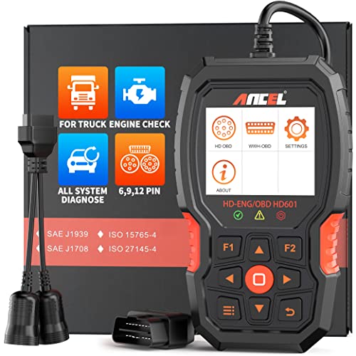 ANCEL Heavy Duty Truck Scanner HD601 PRO All System Diesel Diagnostic