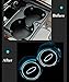 Auto sport 2PCS LED Cup Holder Mat Pad Coaster with USB Rechargeable Interior Decoration Light for BMW-M Accessory
