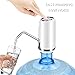 Water Pump for 5 Gallon Bottle, Electric 5 Gallon Water Dispenser Universal USB Charging Drinking Water Bottle Pump