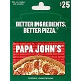 Papa John's Pizza $25 Gift Card