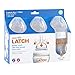 Munchkin® Latch™ Anti-Colic Baby Bottle with Ultra Flexible Breast-like Nipple, BPA Free, 4 Ounce, 3 Pack , White