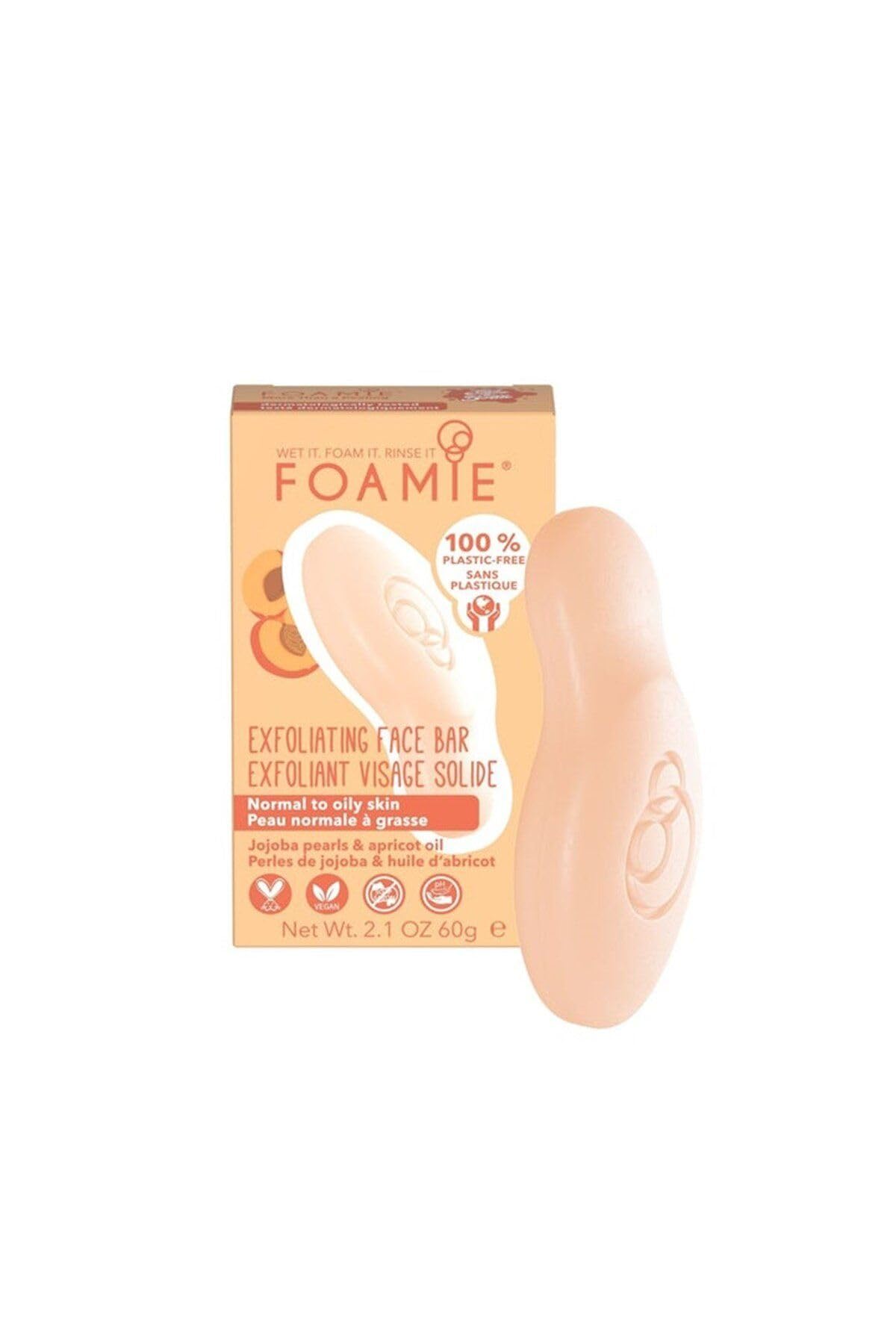 Exfoliating Face Bar, Jojoba Wax and Apricot Oil, Plastic Free, Vegan, Made in the UK, Jojoba Wax and Apricot Oil, Soap Free, No Sulphates or Parabens