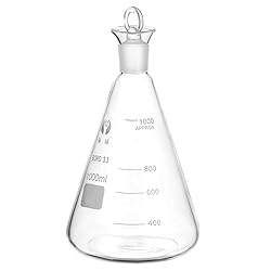 PATIKIL Erlenmeyer Flask, 1000ml 33.8oz Narrow