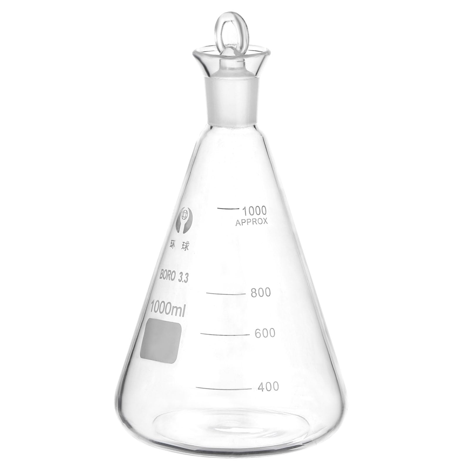 PATIKIL Erlenmeyer Flask, 1000ml 33.8oz Narrow
