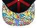 Pokemon- Pokeball Sublimated Snapback Hat Size ONE Size Black