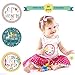 28 Pack Baby Monthly Milestone Stickers for Girls