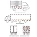 High Intensity Reflective Tape 2 IN wide 30 FT Long - DOT-C2 Approved Red White Safety Reflector Tape for Trailers Mailbox Truck