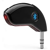 AGPtek Protable Car Aux Bluetooth Adapter, Bluetooth Receiver for Mp3 Music Streaming Sound Speaker System, Hands free Audio Adapter, Bluetooth Car Kits with 3.5mm Wireless Aux Jack Receiver