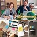 Super Sticky Notes by Housim - Super Glue, Bookmark, Prioritize and Set Goals with Color Coding, 60 Ruled (4x6), 40 Dotted (3.8x3), 40 Blank (3.5x2.6), 60 Orange and Pink (1.8×2.4), 25 per PET Color
