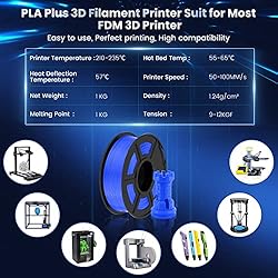 SUNLU 3D Printer Filament PLA Plus 1.75mm, SUNLU