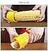 HaloVa Cob Corn Stripper, Corn Stripping Tool, Creative Home Kitchen Corn Cob Cutter Corn Peeler Cob Remover Corn Shucker, Plastic