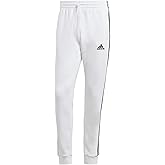 adidas Men's Essentials 3-Stripes Fleece Tapered Cuff Pants