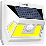 Ludius Solar Motion Sensor Light Outdoor-2 Generation Security Light-Upgraded Motion Detector-Very Bright-54 LEDs-270° Wide Light Angle-Waterproof-Wireless-Easy to Install Led Solar Lights Outdoor