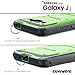 Samsung Galaxy Luna / Galaxy J1 (2016) J120 / Amp 2 / Express 3 case, COVRWARE [Aegis Series] Built-in [Screen Protector] Heavy Duty Full-Body Rugged Holster Armor [Belt Clip][Kickstand], Green