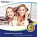 FRESHFIT Premium Waterproof Noiseless Mattress Protector. Comfortable Vinyl Free Protection from Perspiration and Fluid Spills. Queen Size. Free Bonus Included.