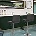 BestMassage Bar Stools Counter Height Adjustable Swivel Barstool Set of 2 with Back PU Leather Kitchen Counter Stools Dining Chairs