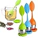 Loose Leaf Tea Infuser - the Tea Strainer for Tea Pot, Mug - Filter for Steeping Loose Tea Steeper - for Bottle, the Teapot, Tea Cups, Fennel Tea, Rooibos tea, Herbal Tea 3 Set - Green/Blue/Orange