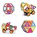 Magtimes Magnetic Construction Toys Building Blocks Educational Toys, Construction Building Tiles Educational Stacking Toys for Toddlers and Adults