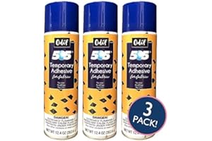 Odif USA 505 Spray & Fix Temporary Fabric Adhesive 3/Pk-12.4oz, 3 Pack