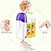 GULUBO Electric Depilatory Wax Heater Hair Removal Kit with 2 Hard Depilatory Wax & Paper, Portable Wax Warmer for Travel