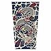 Efivs Arts D Series Skull Tribal Dragon Koi Design Temporary Tattoo Arm Cover up Sleeves 5 Pairs (Color K)