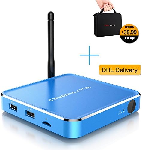 2-in-1 Octa Core S912 Streaming Media Player &amp; Game Android TV Box With Android 6.0 Marshmallow 2G DDR3 16G EMMC Dual-Band AC WIFI support YouTube Netflix Facebook And Many More - Onenuts Nut 1 Blue