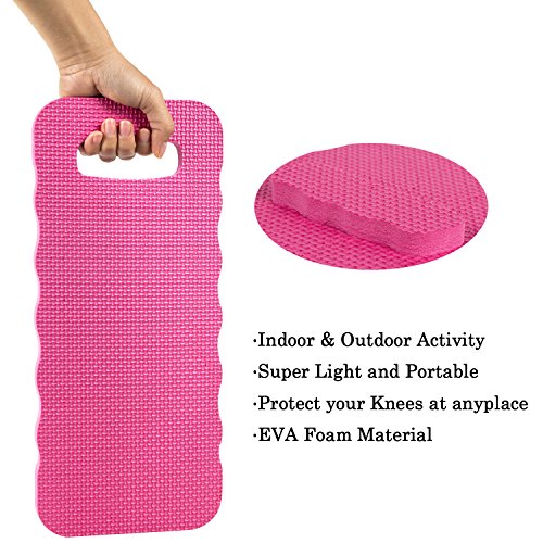 Butterfly Love Garden Kneeling Pad, Kneeler Pad for Gardening, Cleaning, Repair Work, Yoga, Prayers & Exercise, Pink - Thumbnail 4