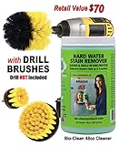 Bio Clean: Eco Friendly Hard Water Stain Remover (48Oz, X-Large)- Our Professional Cleaner Removes Tuff Water Stains From Shower doors, Windshields, Windows, Chrome, Tiles, Toilets, Granite e.t.c