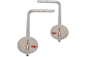 HZHAN Static Pressure Probes with Magnetic Flange use for Fieldpiece JL3KM2, SDMN5，SDMN6，ADMN2,HVAC Pitot Static Tube Fit for Many Dual Port Manometer