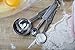 Measuring Spoon,Heavy Duty Stainless Steel Metal Measuring Spoons for Dry or Liquid, Fits in Spice Jar, Set of 4