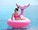 Jasonwell Floating Mermaid Pool Float - Inflatable Lake Float Pool Lounger Raft Water Float for Lake River Pool Floating Big Party Floatie Toys Relaxation Island Adults Kids