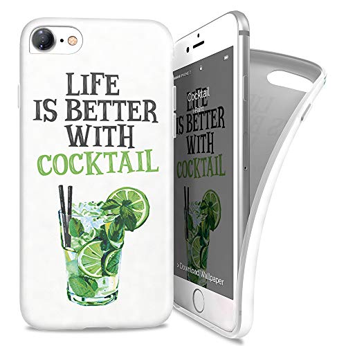 i-Paint - Carcasa para iPhone, cóctel, iPhone 7/8 en promo sur Amazon