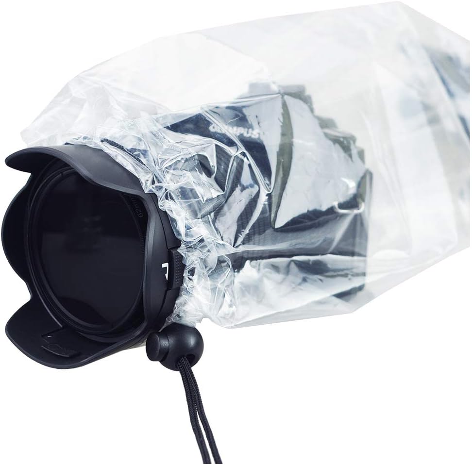 JJC 6 pieces Camera Rain Cover Protector for Canon Nikon and Other Digital SLR Cameras with lens - Image 4
