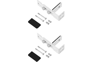 AS Axis Spindleon 2Pcs GPU Support Brackets with Screws White Stainless Steel GPU Anti Sag 6-96mm