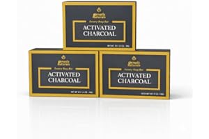 Genesis Naturals Activated Charcoal Luxury Soap Bar - Hand-Crafted Soap Bar, Gentle Cleanser for All Skin Types