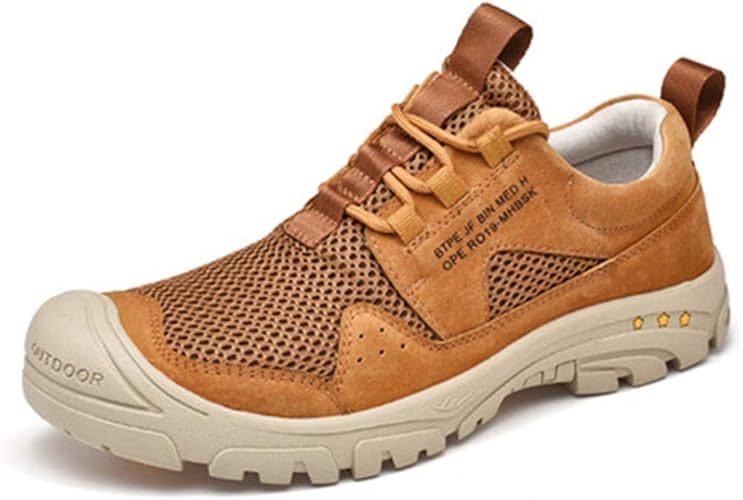 Amazon 撥水機能 ウォーキングシューズ メンズ ローカット クライミングシューズ 軽量 アウトドア レースアップシューズ 歩きやすい 登山靴 防水 防臭 スポーツ 3e 靴 耐摩耗性 スニーカー コンフォート イノヤシューズ スニーカー