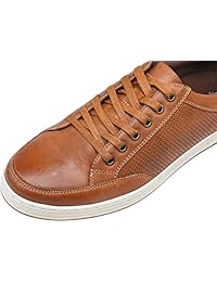 JOUSEN - Zapatillas clásicas casuales de piel Oxford para hombre