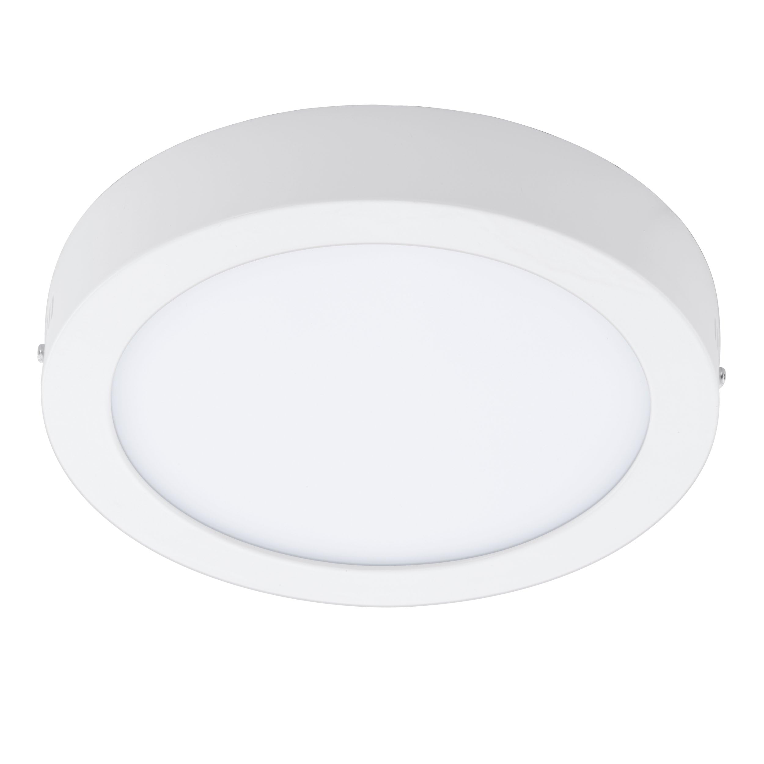 Eglo Connect LED Ceiling Light Fueva-C, smart Home Ceiling lamp, Material: Metal cast, Plastic, Colour: White, Ø: 22.5 cm, dimmable, Adjustable White Tones and Colours