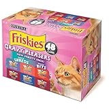 Purina Friskies Gravy Pleasers, Variety Pack (5.5 oz., 48 ct.)
