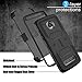 Innens Compatible Moto Z2 Force/Z Force 2017 / Moto Z2 Play Case, Hybrid Heavy Duty Anti-Scratch Shockproof Protective Case with Kickstand Belt Clip Compatible Moto Z2 Play (Black)