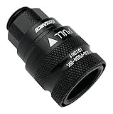 Koolance QD3-FSG4-BK QD3 Female Quick Disconnect No-Spill Coupling, Male Threaded G 1/4 BSPPBlack